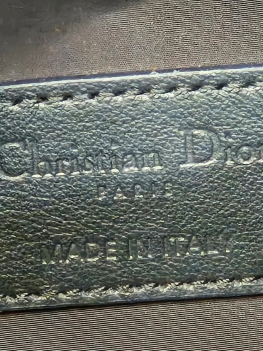 CHRISTIAN DIOR DiorTravel Nomad Pouch Oblique Navy Canvas Italy Box And Dust Bag - Picture 14 of 15